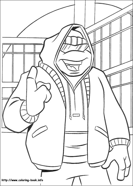 Teenage Mutant Ninja Turtles coloring picture